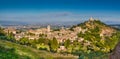 Historic town of Assisi in morning light, Umbria, Italy