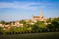 Historic town of Autun with famous Cathedrale Saint-Lazare d`Autun, Burgundy, France Royalty Free Stock Photo