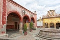 Historic town center of Bernal, Queretaro, Mexico
