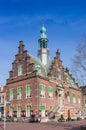 Historic town hall on the cheese market square of Purmerend