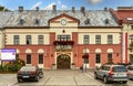 Historic Town Hall at Olkusz market square with in Beskidy mountain region of Lesser Poland