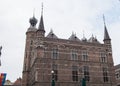 Historic town hall with towers in Venlo, Holland