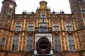 historic town hall of venlo in the netherlands in winter