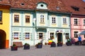 Historic town Sighisoara on July 08, 2015. City in which was born Vlad Tepes, Dracula Royalty Free Stock Photo