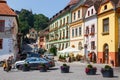 Historic town Sighisoara on July 08, 2015. City in which was born Vlad Tepes, Dracula Royalty Free Stock Photo