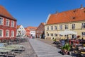 Historic town square in the center of Tonder