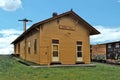 Historic Train Depot in Rural Hall, North Carolina Royalty Free Stock Photo