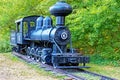 Historic train engine hauled granite in pig iron production