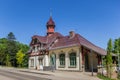 Historic train station in the Bergpark of Kassel