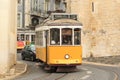 Historic tram in Lisbon