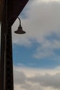 Historic Trestle Train Bridge lamp detail Royalty Free Stock Photo