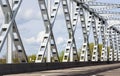 Historic truss bridge from close Royalty Free Stock Photo