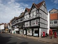 Historic tudor timber framed building in the High Street,  Stratford upon Avon, Warwickshire, UK Royalty Free Stock Photo