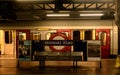 Underground edgware road station in london