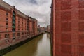 Historic Unesco heritage in Hamburg called Speicherstadt