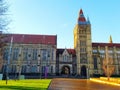 Historic university campus building in Manchester Royalty Free Stock Photo