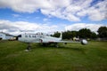 Historic US Air Force Airplane at the Vermont National Guard Museum in Colchester Vermont