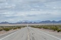 US Route 66 in Mojave Desert, CA Royalty Free Stock Photo