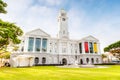 Historic Victoria Theatre and Memorial Hall in Singapore Opened in 1909 Royalty Free Stock Photo