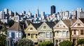 Historic Victorian Home in San Francisco CaliforniaUSA Royalty Free Stock Photo