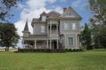 Historic Victorian Mansion Located in Rural East Texas. Bullard TX Royalty Free Stock Photo