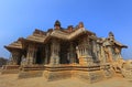 Historic Vijaya Vittala temple and Hampi runes in India