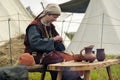 Historic viking festival Royalty Free Stock Photo