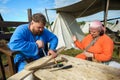 Historic viking festival Royalty Free Stock Photo