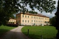 Historic villa at Rocca de Giorgi, Pavia province, Italy Royalty Free Stock Photo