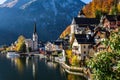 Historic Village in Autumn - Hallstatt, Austria