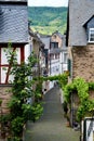 Historic village of Beilstein at river Mosel