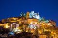 Historic village of Eze on stone cliff above Cote d Azur