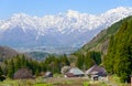 Historic village in Hakuba, Nagano, Japan