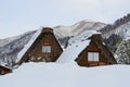 Historic Village of Shirakawa-go in winter