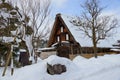 Historic Village of Shirakawa-go in winter