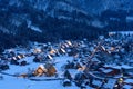 Historic Village of Shirakawa-go in winter