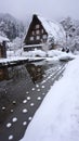 Historic Village of Shirakawa-go in winter