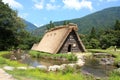 The Historic Village of Shirakawago in Japan Royalty Free Stock Photo