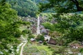 Historic Villages of Shirakawa-go and Gokayama in spring, travel landmark of Japan