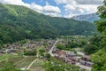 Historic Villages of Shirakawa-go and Gokayama in spring, travel landmark of Japan