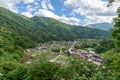 Historic Villages of Shirakawa-go and Gokayama in spring, travel landmark of Japan