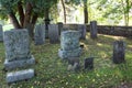 Historic Walloon Cemetery with members of the Huguenot community interned and honored, New Paltz, New York, 2018 , ,