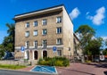 Historic Warsaw School of Economics SGH M building, former Hermes student house, at Madalinskiego street in Warsaw, Poland