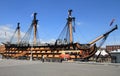 Historic warship at Portsmouth