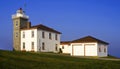 Historic Watch Hill Lighthouse at Dawn Royalty Free Stock Photo