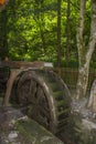 Historic water mill wheel Royalty Free Stock Photo