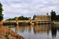 Historic water power station Podebrady Royalty Free Stock Photo