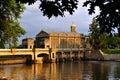 Historic water power station Podebrady Royalty Free Stock Photo