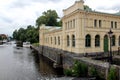 Historic Water-pump Building on the Fyris River embankment, Uppsala, Sweden