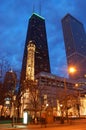 Historic Water Tower and the John Hancock Building